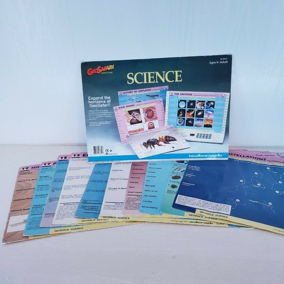 Geosafari Learning Game Science 10 Cards Pages, 20 Lessons EI-8715 - Picture 2 of 6